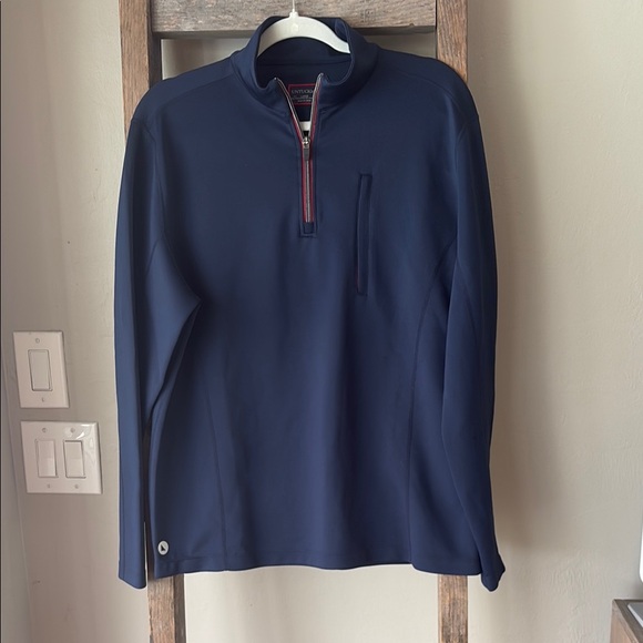 Untuckit Performance Quarter Zip Navy - Picture 1 of 5